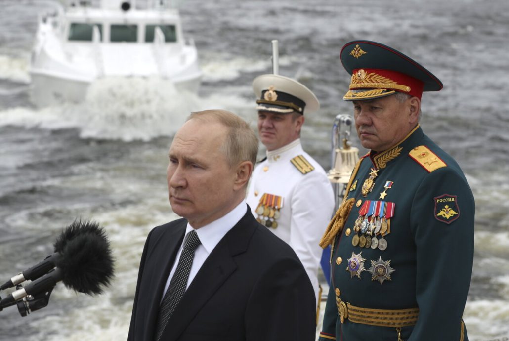 Putyin az Orosz Haditengerészet Napján