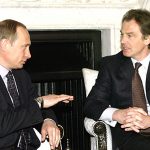 Putyin és Tony Blair