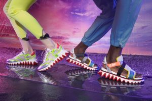 Christian Louboutin - The Sharkina Flat sneaker and Summer Loubishark sandal