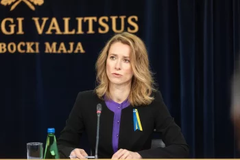 Kaja Kallas észt miniszterelnök