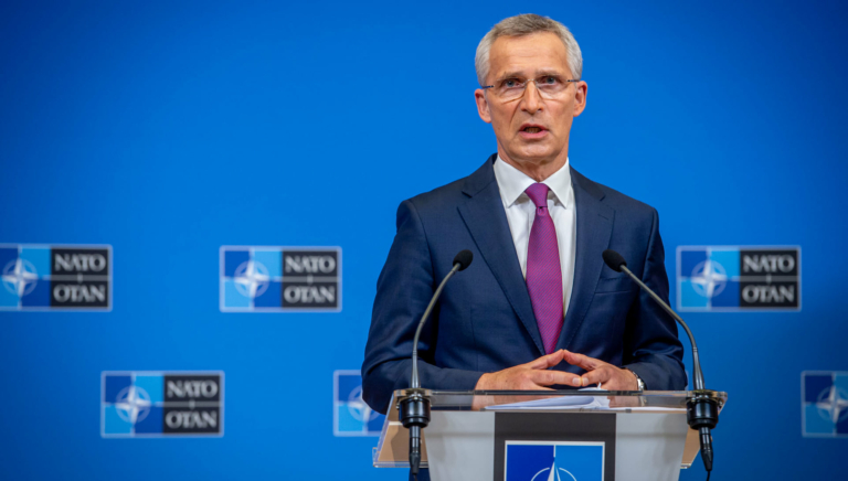 NATO főtitkár Jens Stoltenberg Putyin háború