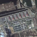 zaporizzsja atomerőmű légifelvétel orosz ukrán háború