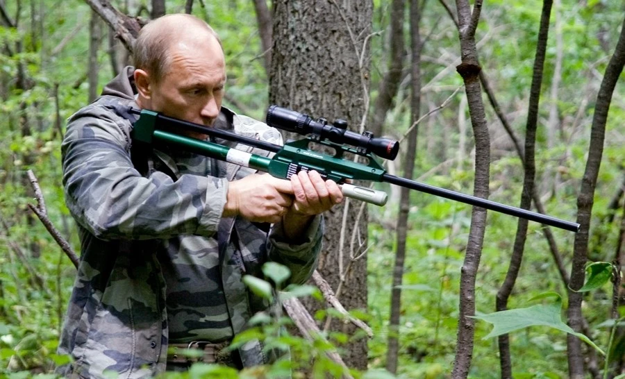 Putyin-elnök-vadászik