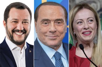Salvini, Berlusconi, Meloni