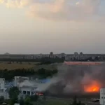 Videók orosz lőszerraktár robbanása Ukrajnában
