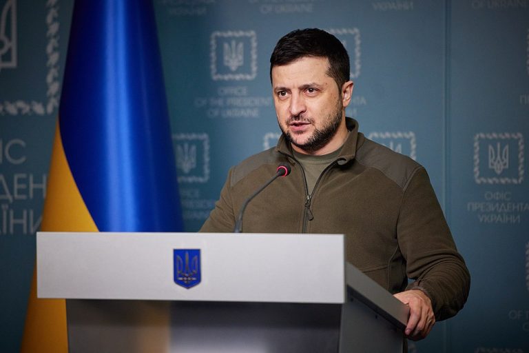 zelenszkij ukrajna elnöke oroszország háború