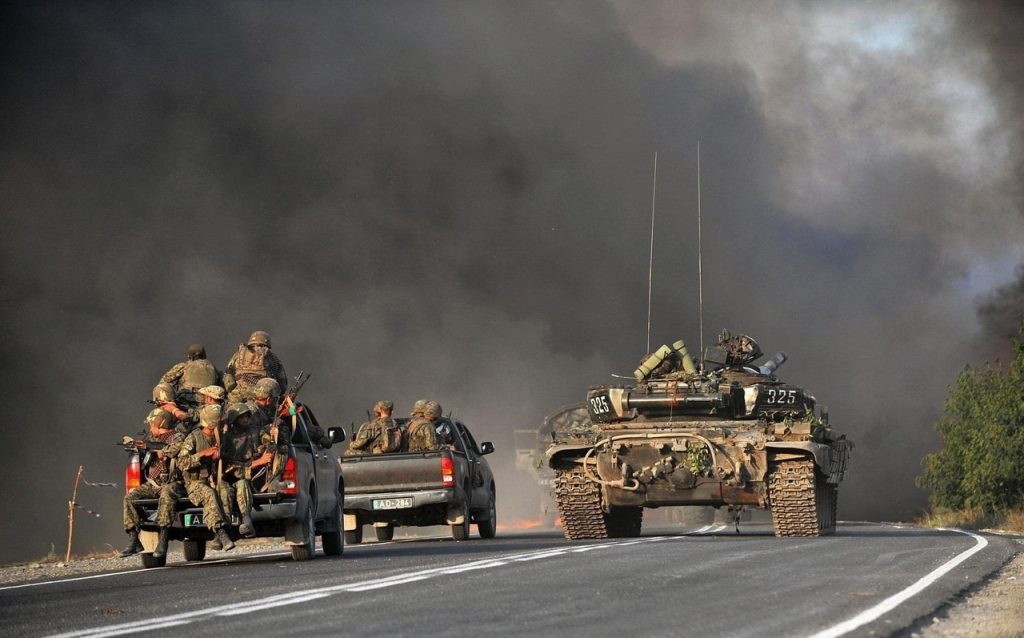 georgia orosz megszállás tank