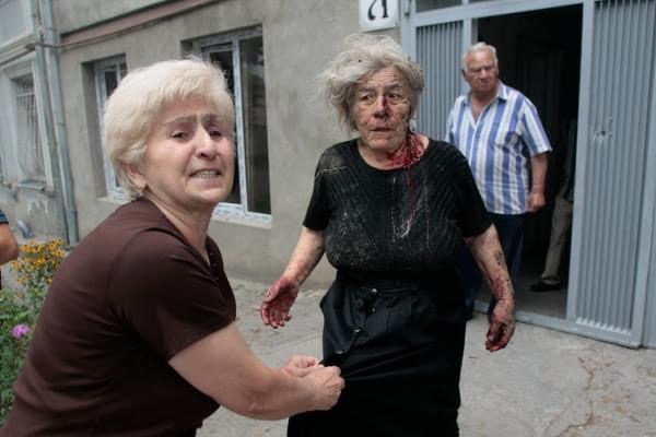 georgia orosz megszállás sebesültek