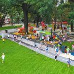 nagyerdő debrecen játszótér sziget-kék