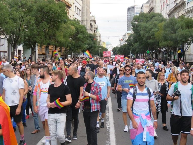 belgrád pride felvonulás 2021