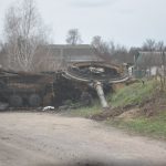 megsemmisült tank