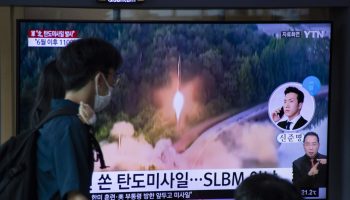 Észak-koreai rakétakísérlet