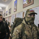 Frissen besorozott orosz katona