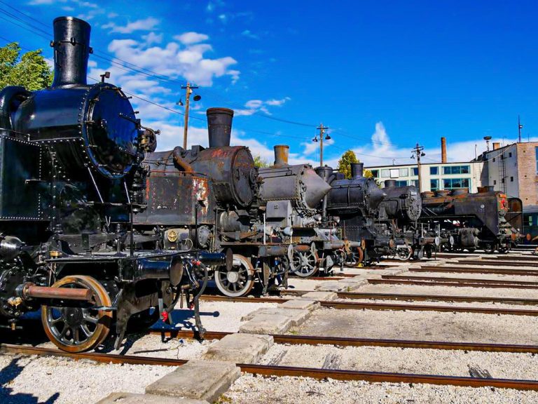 Részlet a Vasúttörténeti Parkból