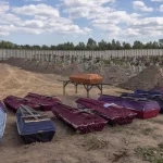 Újabb tömegsírt találtak Ukrajnában