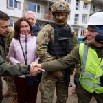 Zelenszkij az ukrán fronton