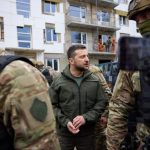 Zelenszkij az ukrán fronton