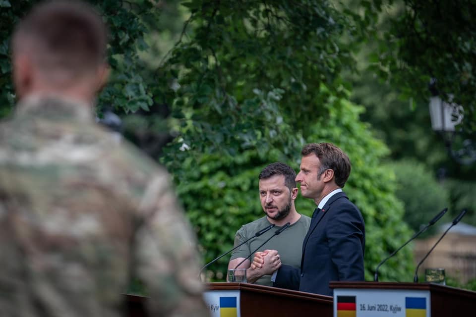 Macron orosz ukrán háború