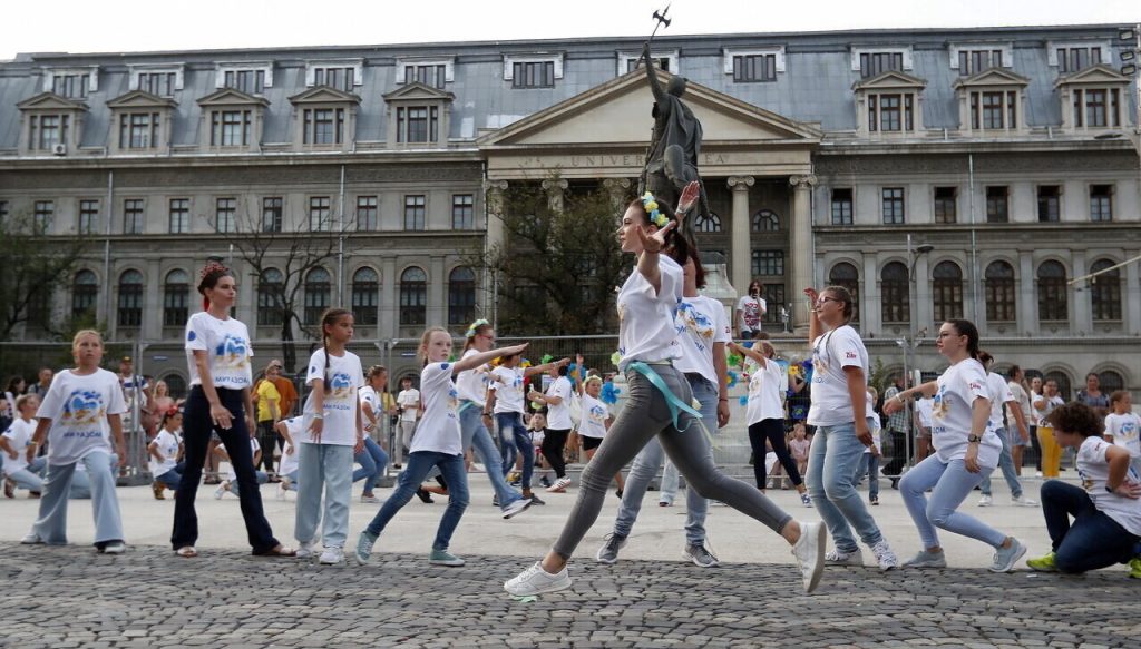 ukrán menekültek Bukarest