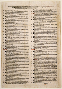 A 95 tétel egy 1517-es nürnbergi plakáton (Wikipédia)