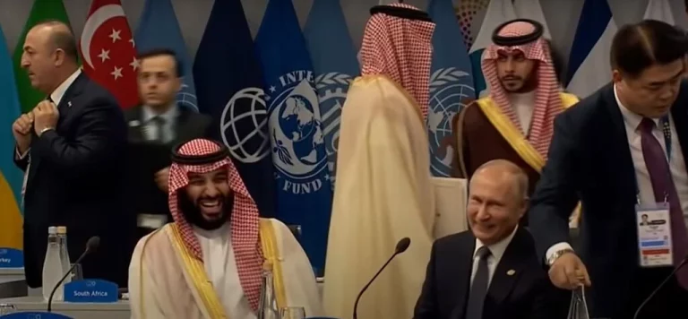 Putyin és bin Szalmán Szaúd-Arábia