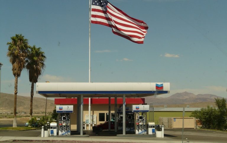 benzinkút USA egyesült államok