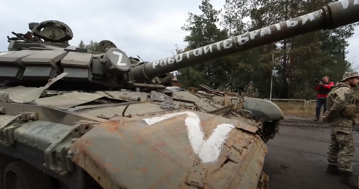 orosz tank izjum