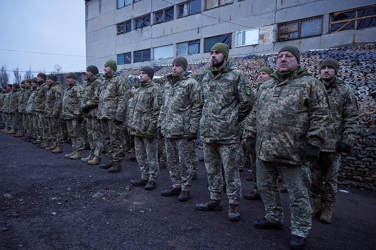 ukrán katonák Oroszország Ukrajna