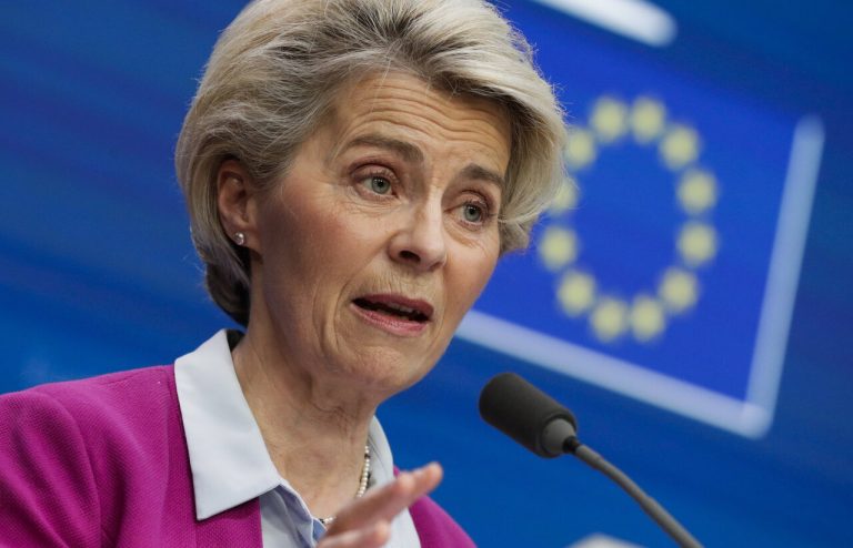 von der Leyen Brüsszelben