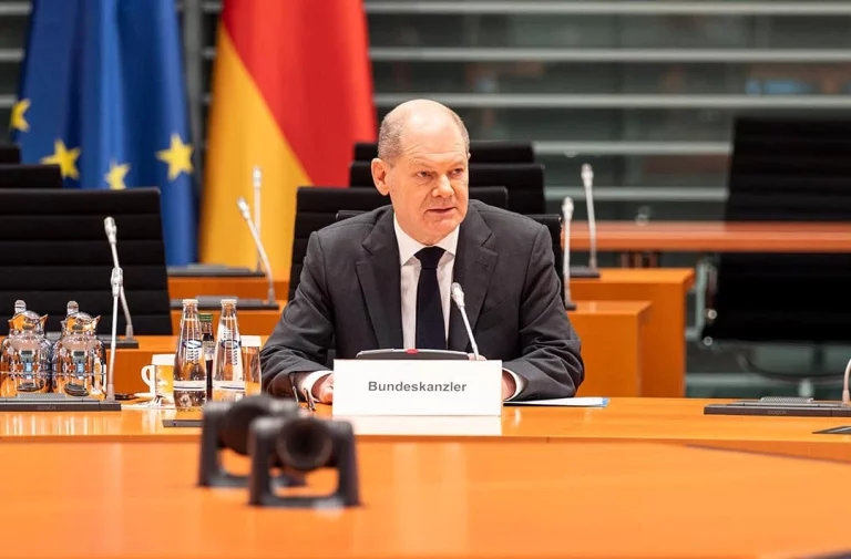 Olaf Scholz német kancellár