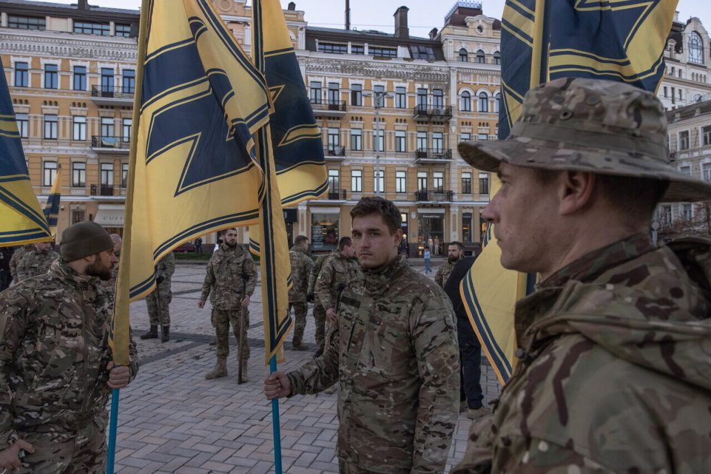 azov ukrán katonák