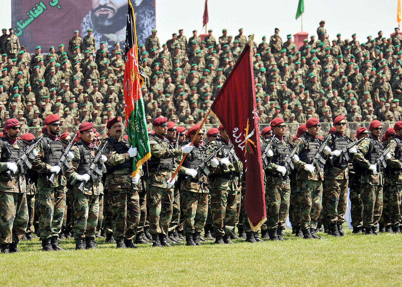 afgán katonák