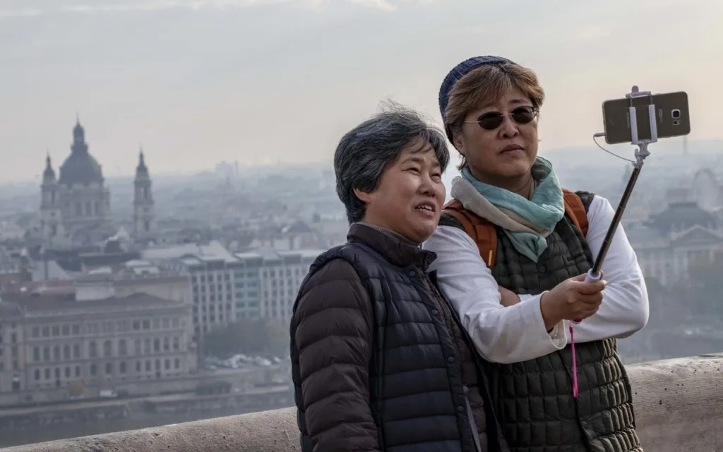 Kínai turisták Magyarországon Budai Vár