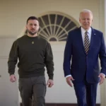 Zelenszkij és Biden Oroszország Ukrajna háború