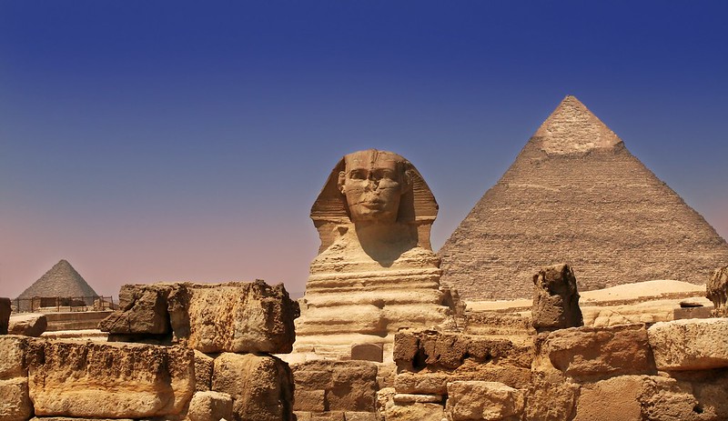 piramisok Gíza szfinx