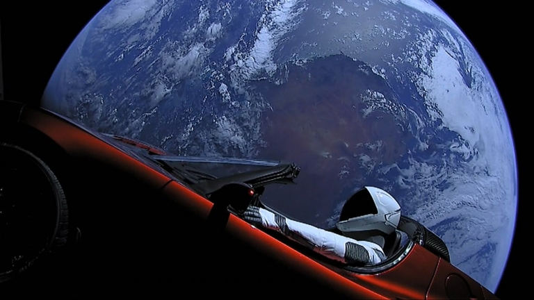 Tesla Roadster Elon Musk