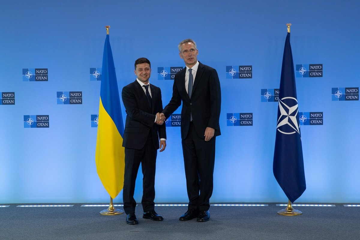 Zelenszkij és Stoltenberg NATO
