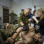 bahmut ukrán katona sebesült