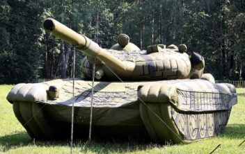 Ukrajna felfújható tank