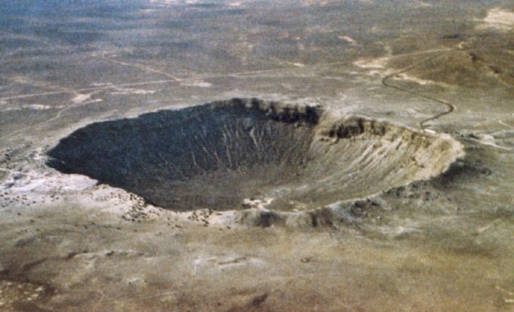 aszteroida Meteor Crater Arizona