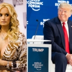 Donald Trump volt amerikai elnök és Stormy Daniels pornószínésznő