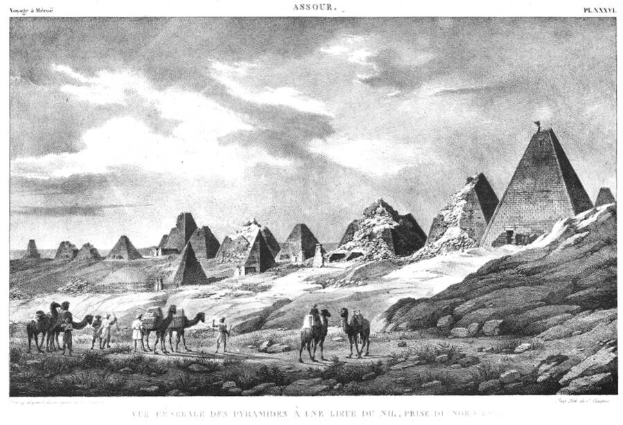 núbiai piramisok szudán 1821