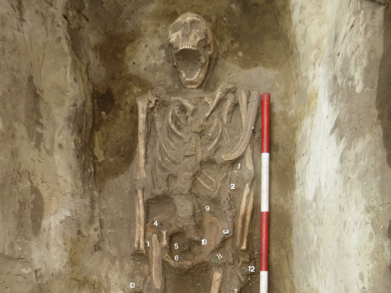 ásatás Nagykőrös avar sírhely