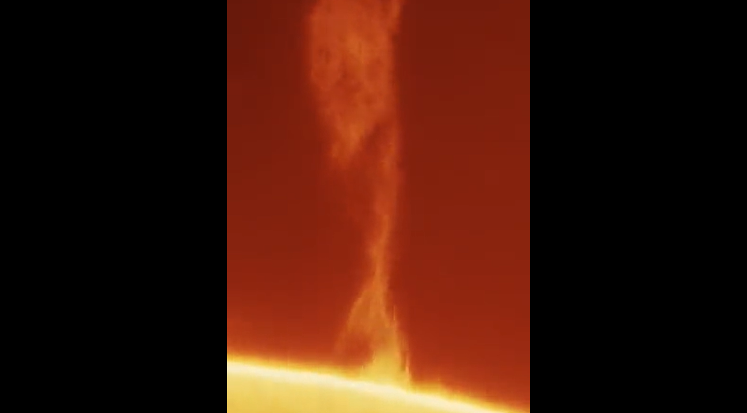 Tornádó Nap felszínén