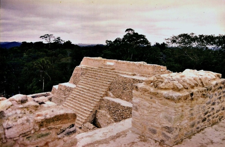 maja szent medence Belize Caracol