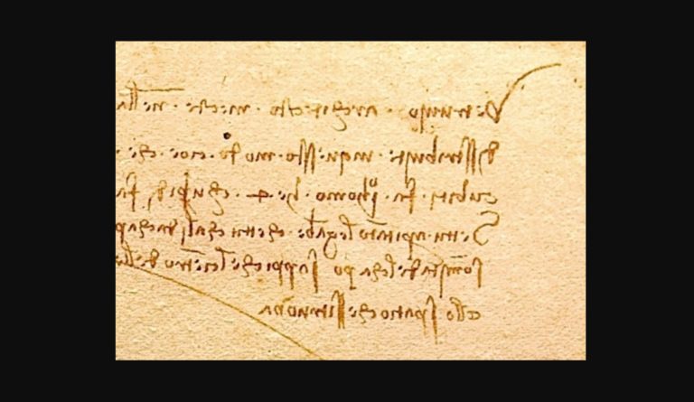 da vinci tükörírás