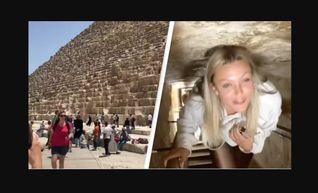 egyiptomi piramisok tiktok videó