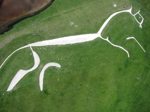 Uffington White Horse ló ábrázolás