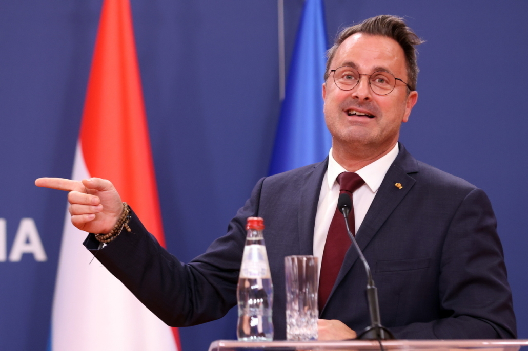 Xavier Bettel Luxemburg miniszterelnöke