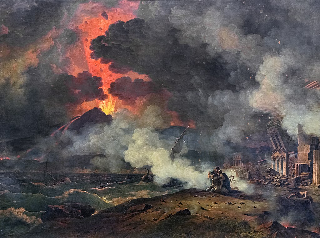 Plinius római természeti katasztrófa Vezúv